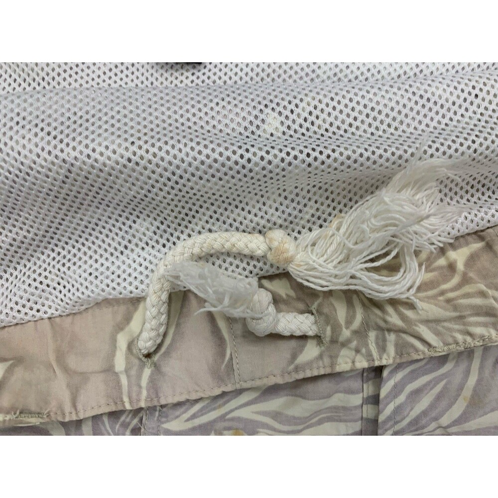 Tommy Bahama Hawaiian Swim Trunks Board Shorts Mens Medium Beige Pineapple Beach - Picture 6 of 14